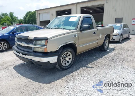 2005 Chevrolet Silverado 1500 Work Truck from USA, damaged, VIN 1GCEC14XX5Z135404